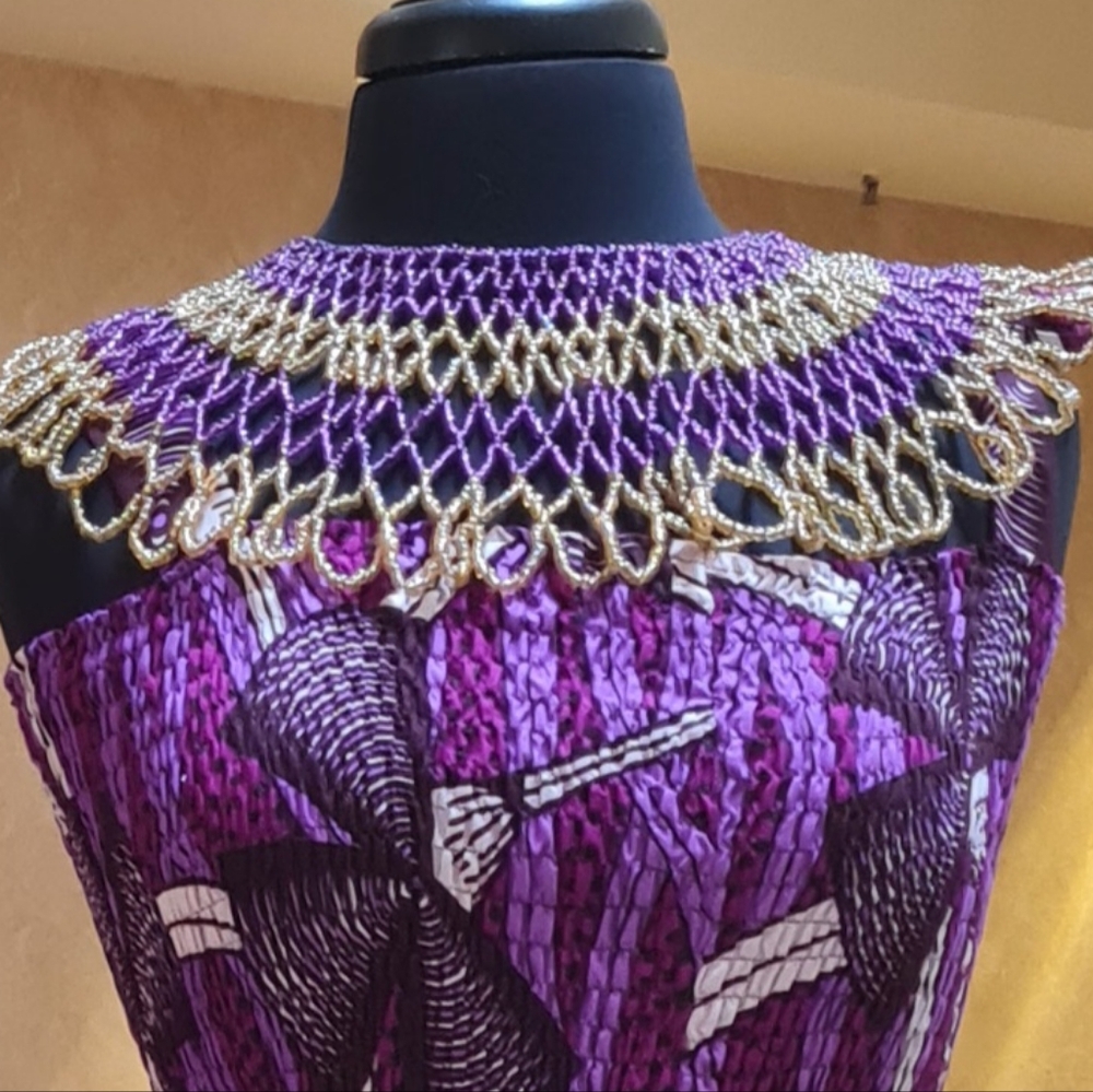 ADAMETU JEWELRY ELEGANT COLLAR NECKLACE SET